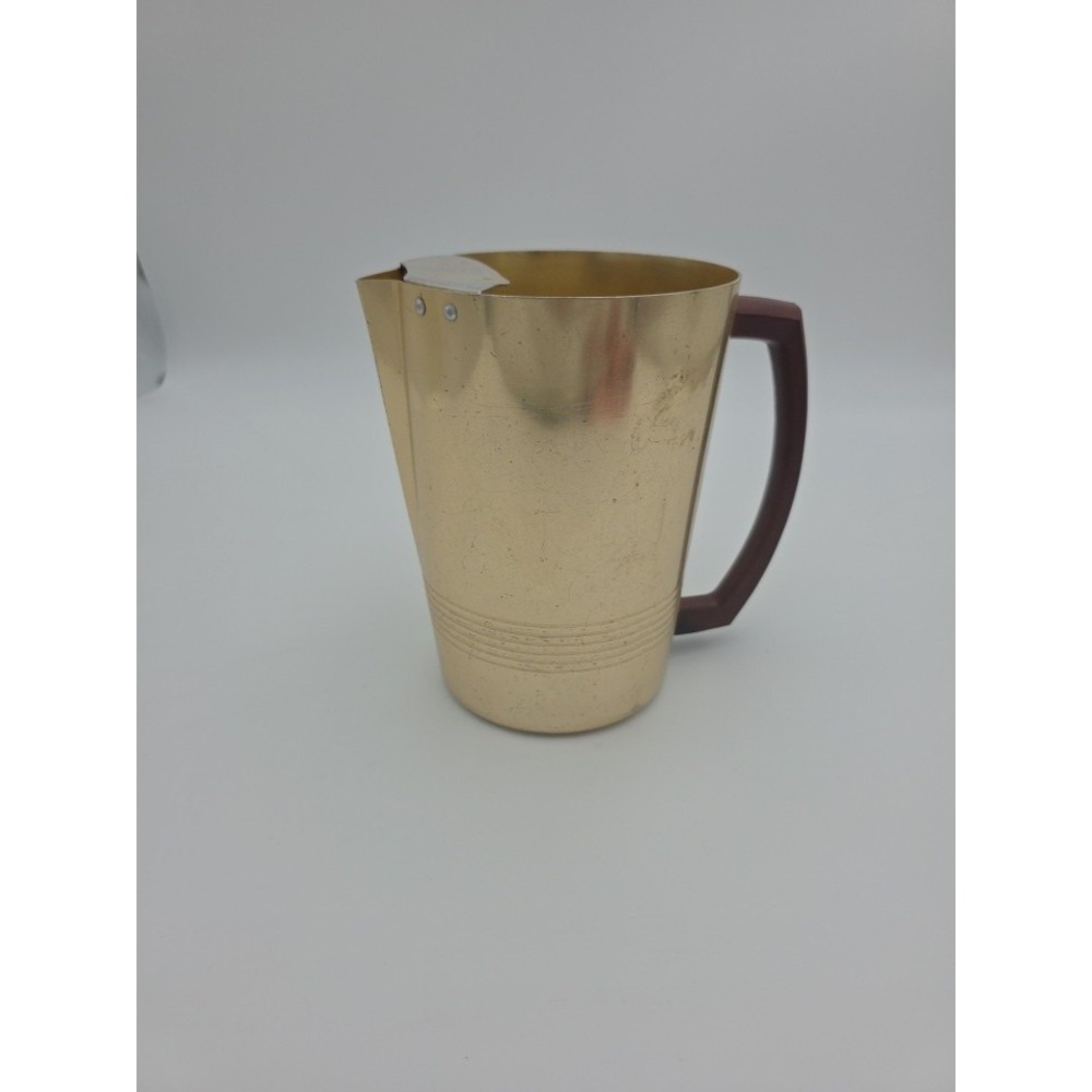 Vintage Regal Ware Supreme Metal Aluminum Pitcher Ice Lip  MCM USA